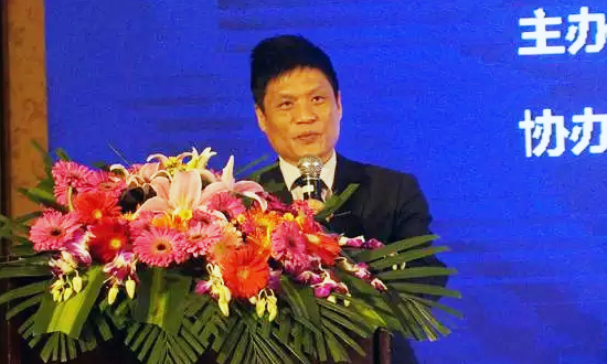 88858cc永利官网海洋信息发展有限公司董事长杨冰之在“数据基因与大数据产业发展战略研讨会”上发表演讲